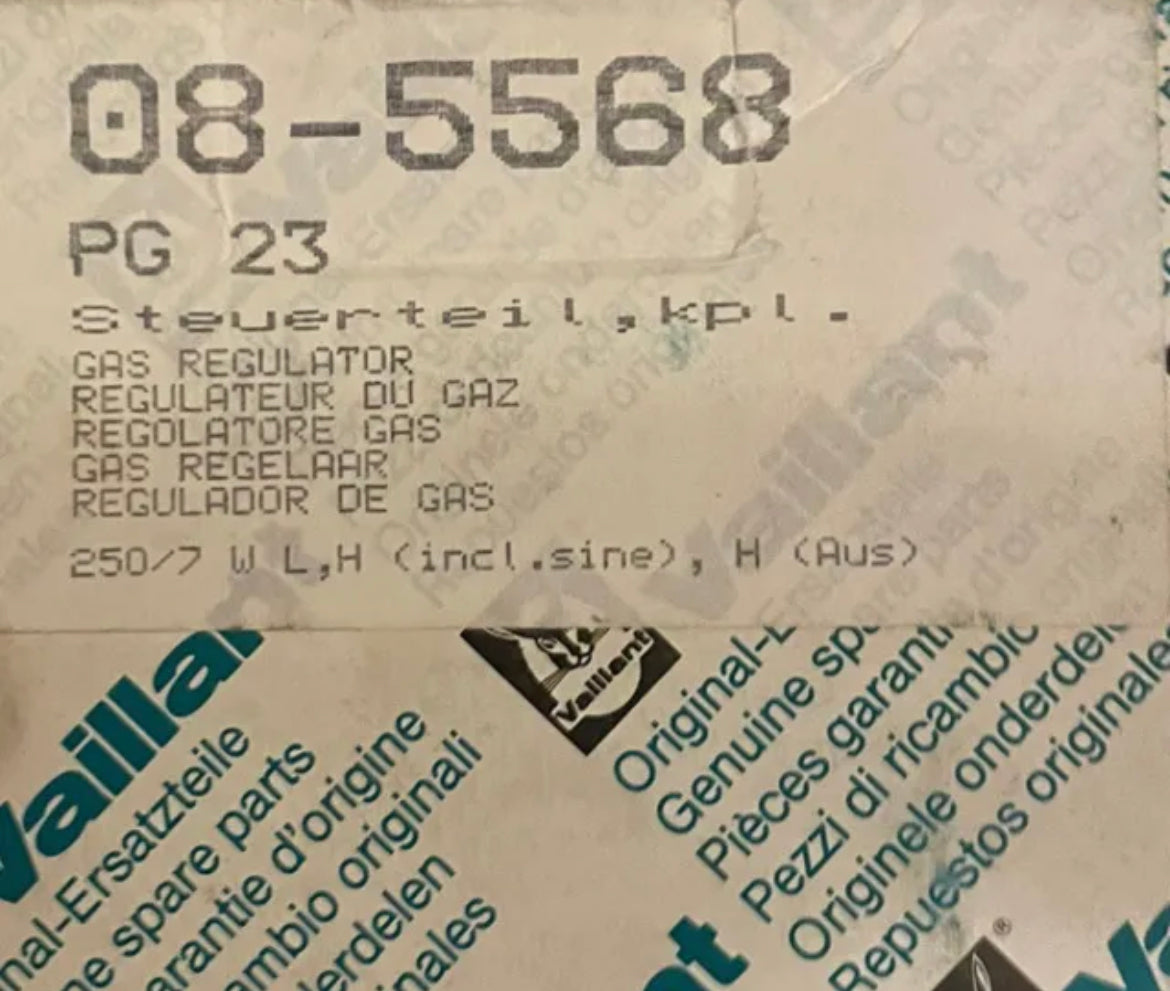 Regulador de gas Vaillant 085568