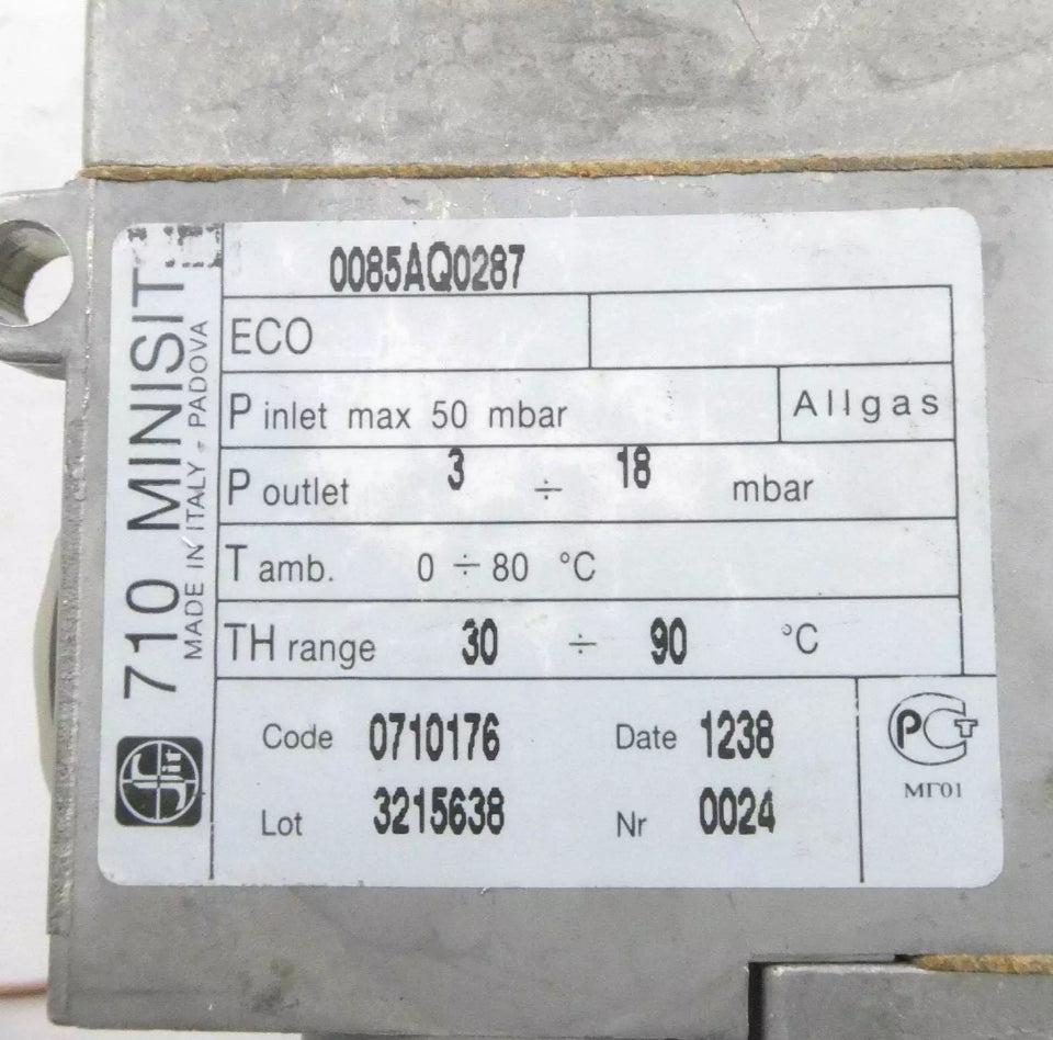 0.710.176 Valvola gas minisit 0710176