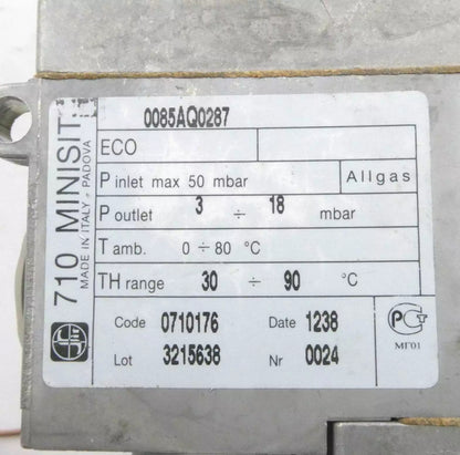 0.710.176 Valvola gas minisit 0710176