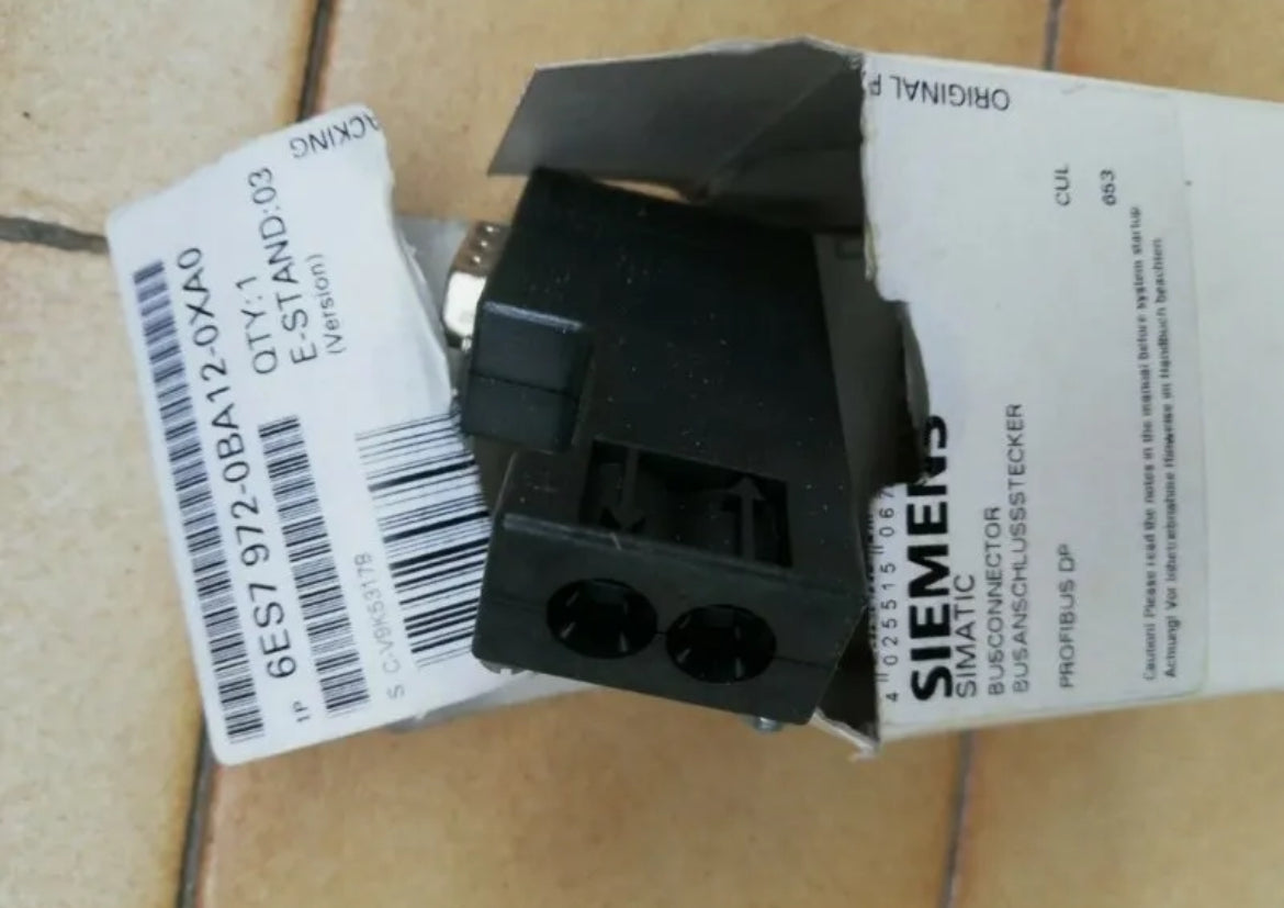 Conector de bus SIMATIC Siemens 6es7 972-0ba12-0xa0