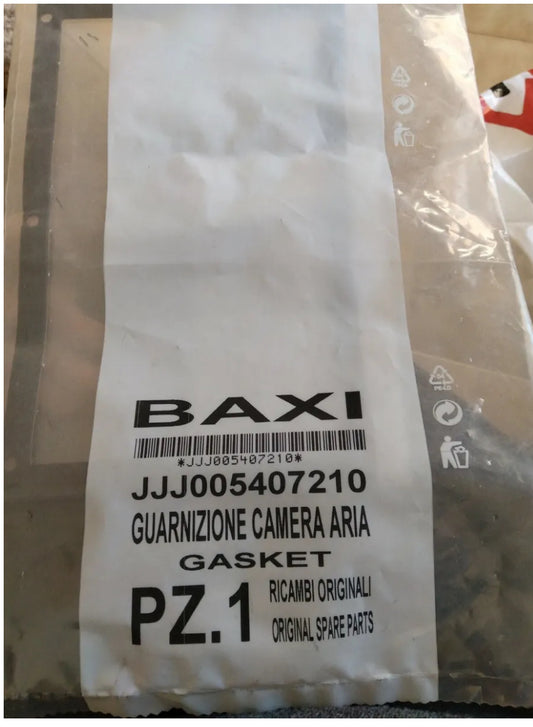 BAXI AIR CHAMBER GASKET JJJ005407210