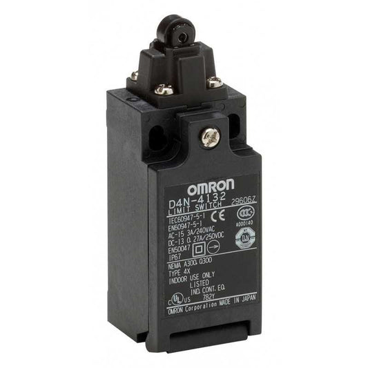 Snap Limit Switch 1NO+1NC With Roller Head Omron D4N1132N